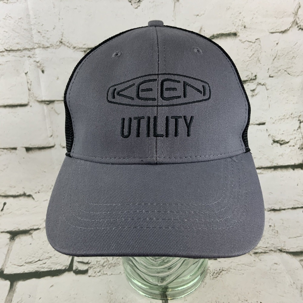 Keen Utility Gray Ball Cap Hat Adjustable Strap Back